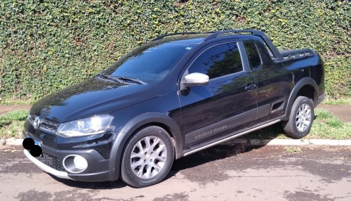 VW - Volkswagen Saveiro Cross 1.6 16v C.E. Azul 2015 - Maracaju