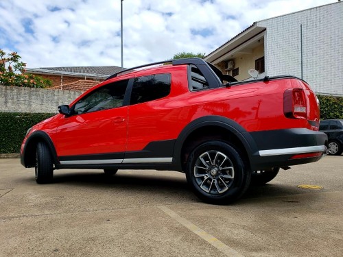 Foto do veículo VW - VolksWagen Saveiro CROSS 1.6 T.Flex 16v CD 2021/2021 ID: 86740